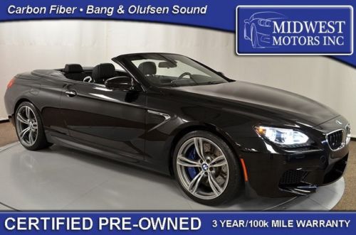2013 bmw m6 convertible black loaded one owner pristine 6 series