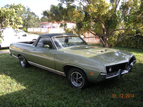 1971 ford ranchero gt 5.8l, only 33,500 miles, matching numbers,**rare**