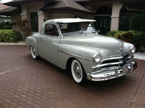 1950 plymouth deluxe business coupe 90k orignal miles excellent paint &amp; interior