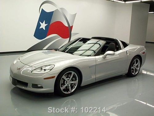 2009 chevy corvette 3lt z51 6-spd nav hud targa top 39k texas direct auto