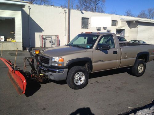 Gmc sierra 2500 snow plow truck curtis, western, meyers ford, chevy, dodge