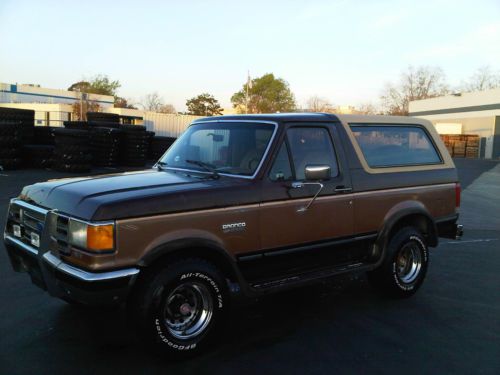 1989 ford bronco xlt sport utility 2-door 5.8l 103k orig miles! rust free!!