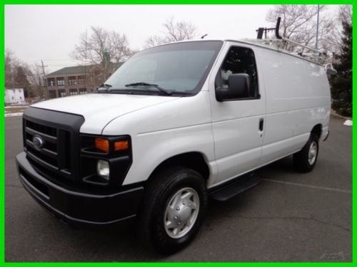 2008 ford e-350 cargo diesel eng fleet owned and maint runs new no reserve