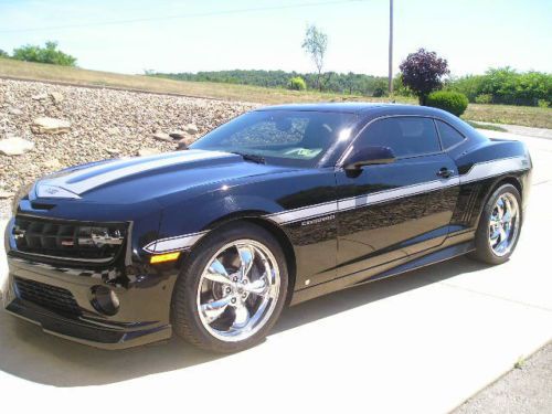 2010 chevrolet camaro 2ss/rs  twin turbo/ automatic/ yenko look /black/silver