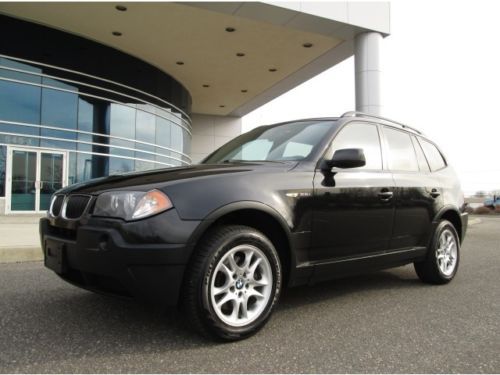 2004 bmw x3 2.5i awd black on black great options 1 owner stunning condition