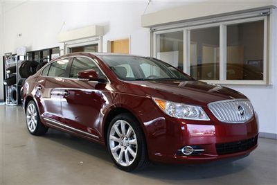2011 buick lacrosse crystal red leather sunroof navigation chrome wheels loaded
