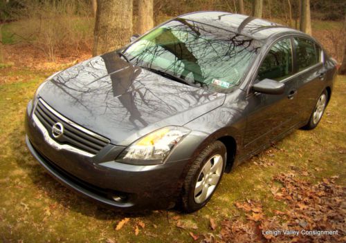 Nissan altima 2007 charcoal gray 2.5 s sedan low miles 4 cylinder 4 door clean