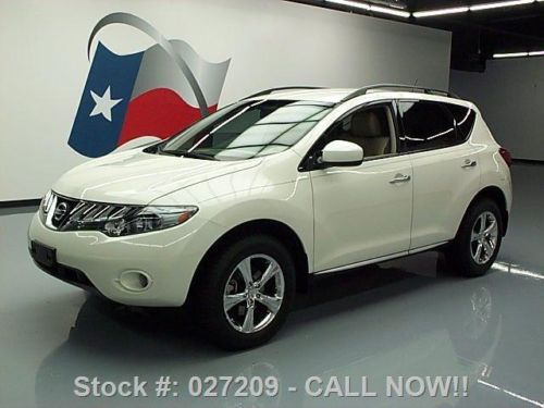 2009 nissan murano sl heated leather rearview cam 41k texas direct auto