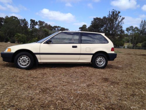 1988 honda civic hatchback standard 4 spd low miles!! 19,500