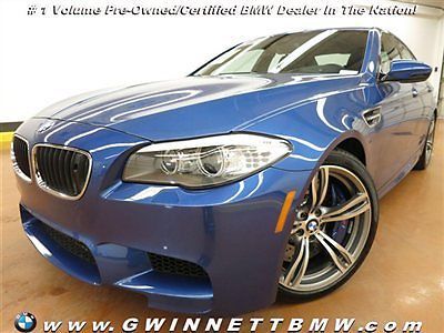 Sedan low miles 4 dr automatic gasoline 4.4l 8 cyl monte carlo blue metallic