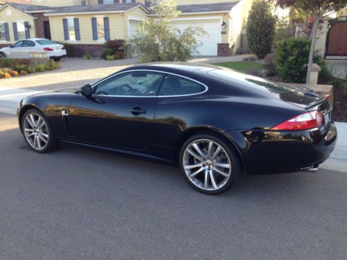 Black 2009 jaguar xk coupe. 27k miles.