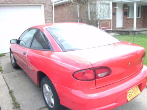 2002 chevrolet cavalier 2 door coupe red