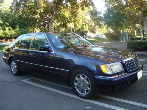 1995 mercedes benz s500 only 67k original mile diplomat blue loaded 4dor sedan