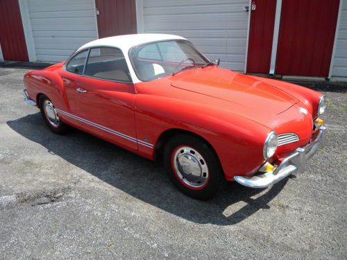 1967 karmann ghia,  100 pics, 1600 engine, runs great, 4-speed