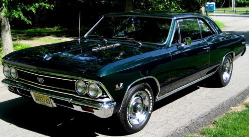 1966 chevelle ss coupe tribute, stunning dk pearl green/blk,zz4/350,ac,ps,cd,exc
