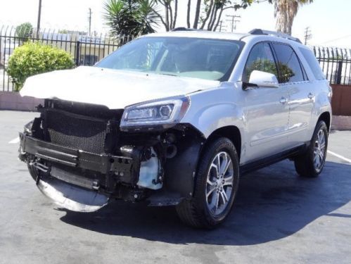 2014 gmc acadia slt damaged repairable runs! low miles rear view camera l@@k!!