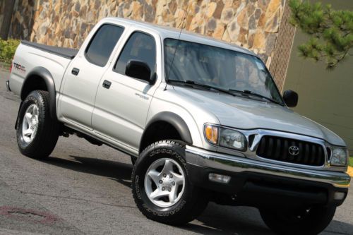 2002 toyota tacoma double cab 4x4 trd off-road v6 no rust new frame very nice!