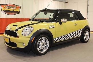 2010 mini cooper s convertible navigation one owner non smoker heated seats