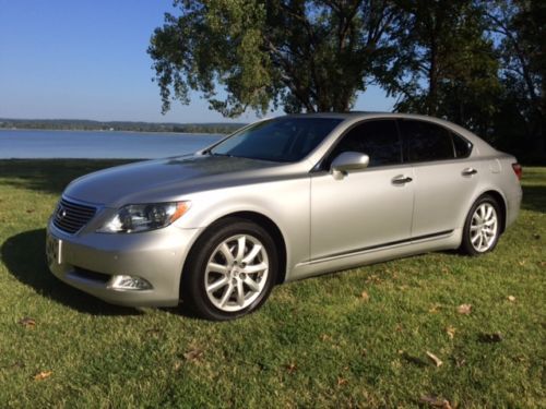 Lexus ls 460 2007  silver with gray leather interior  75k miles