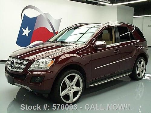 2010 mercedes-benz ml350 sunroof nav rear cam  22's 34k texas direct auto