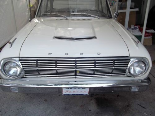 Ford falcon futura, white, restored, all new parts, 1963, 170 ci, collector item