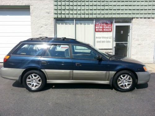 No reserve - rare 5 speed manual - 2000 legacy outback - awd - 143k - 4wd -