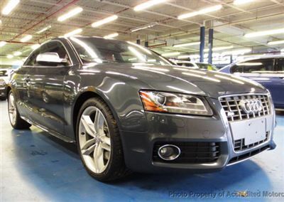 2010 audi s5 prestige coupe 6 speed meteor gray/nav/bang olufson/driver assist