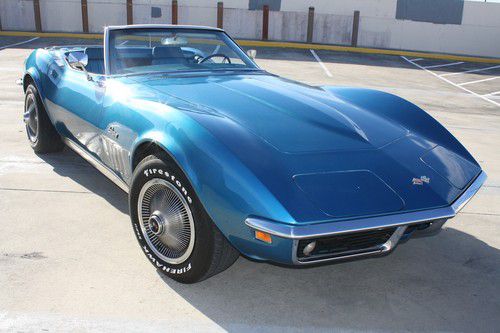 1969 chevy corvette stingray convertible #s matching &amp; very original !