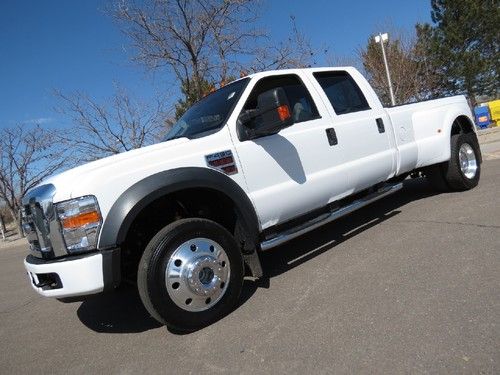 2008 ford f-450 crew cab 4x4 dually 1 owner service records non smoker beauty