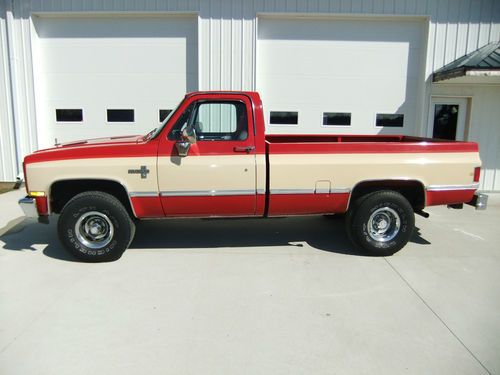 1987 chevy silverado 4x4, 5.7l tbi, half ton chevrolet c10, 86k miles! clean!!!