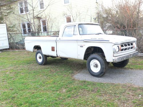 1968 dodge power wagon 4 x 4; west coast truck; two owner.
