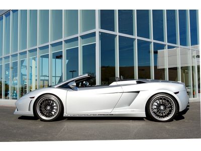 silver lamborghini gallardo horsepower 1250 mileage convertible turbo twin low cars 2040 email