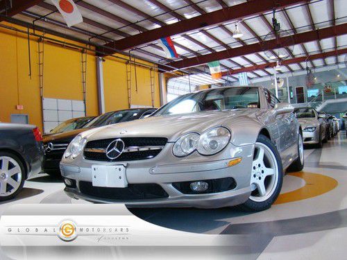 03 mercedes sl500 sport roadster auto bose nav pdc keyless go pano roof