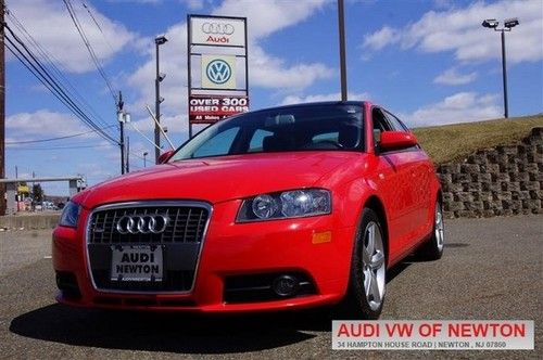 Red 07 audi a3 s-line 3.2l v6 quattro adw automatic hatchback miles k70