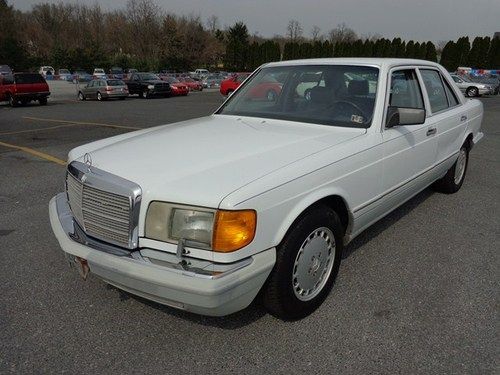 1991 mercedes 350sd turbo diesel engine low miles s class no reserve