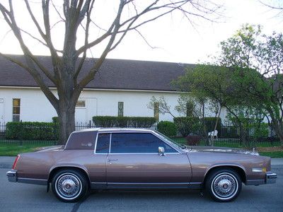Stunning 1984 cadillac eldorado coupe 22,381 actual miles factory sunroof nice!!