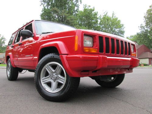 2000 jeep cherokee classic 4x4 no reserve free carfax no accidents rare awd 4wd