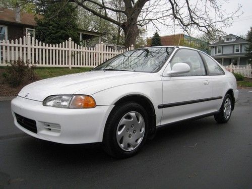 Cleanest 1995 honda civic ex 2 door low low miles like new no reserve auction