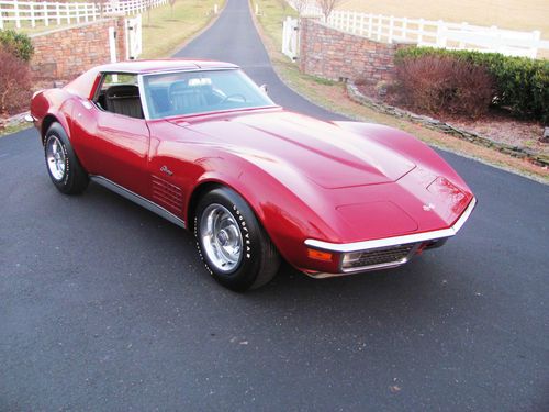 1970 chevrolet corvette coupe *350/350hp*4-speed*factory air*partial tank sheet*