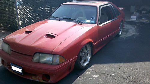 1988 ford mustang lx lowrider - unfinished project ( clean title )