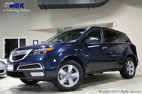 2013 acura mdx sh-awd technology package navigation only 1991 miles loaded! wow$