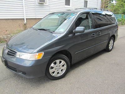 2004 honda odyssey ex-l**dvd**leather**one owner**warranty**very clean