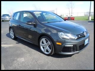 2012 volkswagen golf r 2dr leather, sunroof, navigation, heated seats, 6 speed