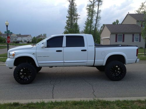 2006 dodge ram 3500 mega cab laramie sport 5.9 cummins lifted 4x4 awesome truck