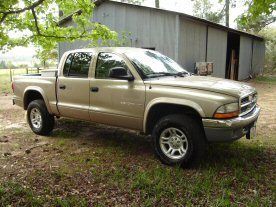 2002 dodge dakota slt plus quad cab pickup 4-door 4.7l v8 4x4 leather bucket