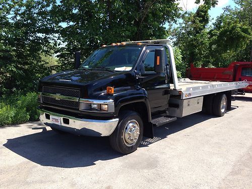 2008 chevrolet c5500 21' aluminum tilt bed rollback 6.6 duramax diesel