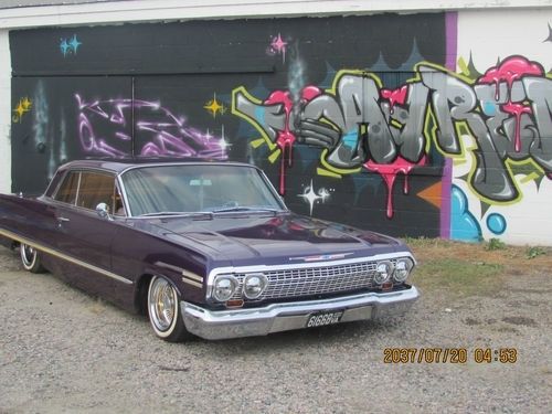 1963 chevy ss hardtop sport coupe custom lowrider with hydraulics/premium sound