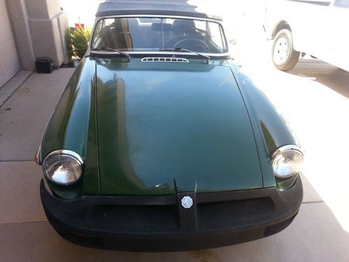 1980 mgb completely rust free, no reserve, low starting bid, runs drives