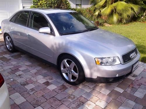 2002 audi a4 quattro 1.8t clear florida title 4 cylinder automatic tiptronic