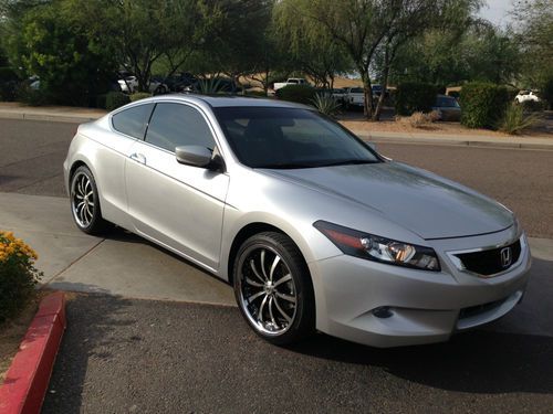 2009 Honda accord coupe black rims #6